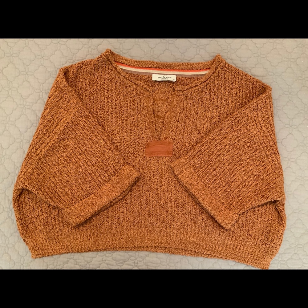 Carly Jean Los Angeles Crop Sweater